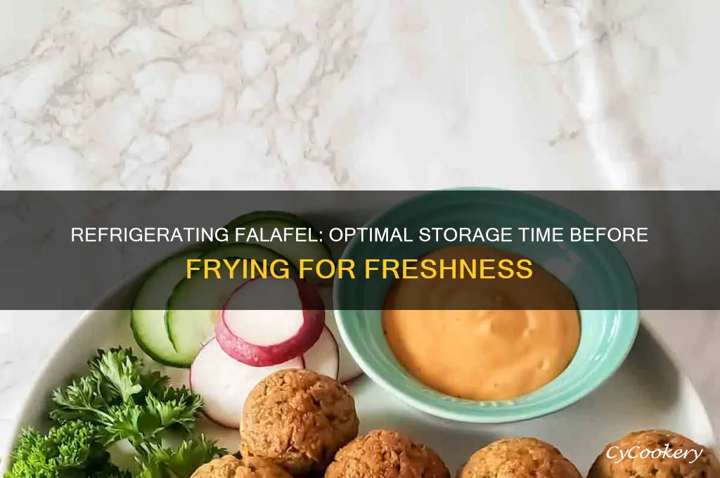 how long can i refrigerate falafel before frying