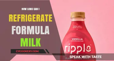 Refrigerating Formula Milk: Safe Storage Duration and Tips for Parents