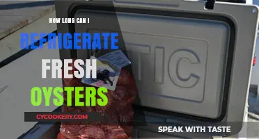 Refrigerating Fresh Oysters: Optimal Storage Time and Safety Tips