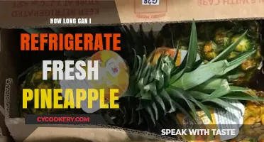 Refrigerating Fresh Pineapple: Optimal Storage Time and Tips