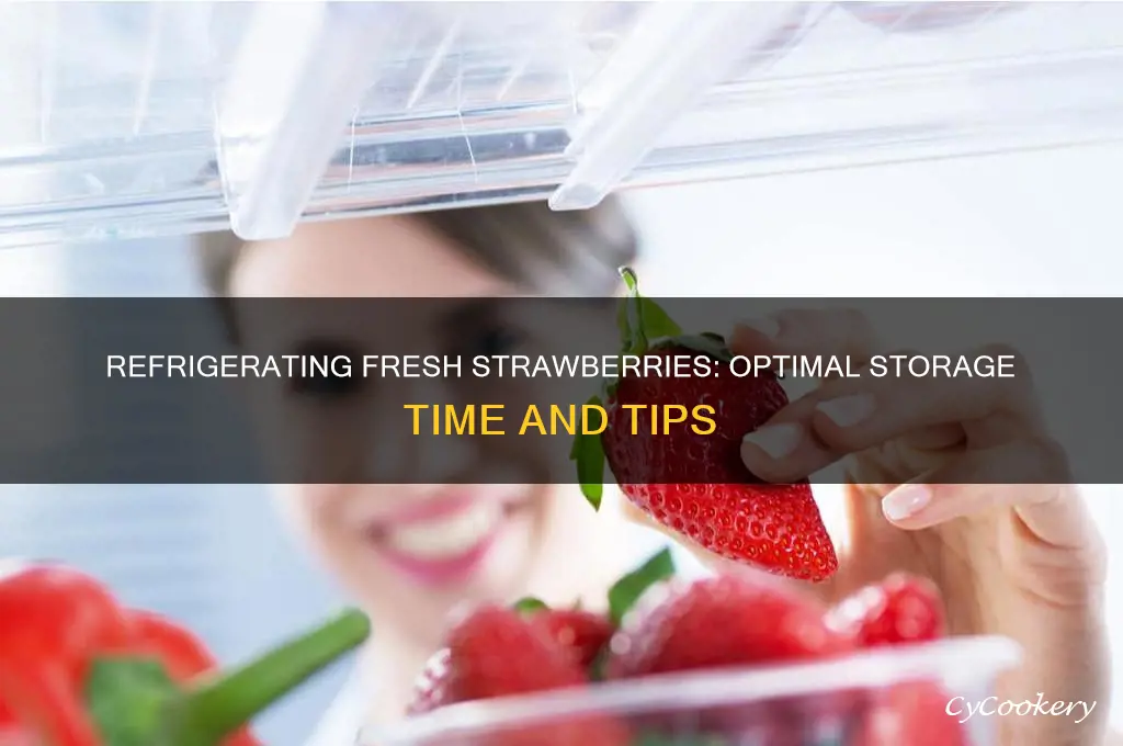 how long can i refrigerate fresh strawberries