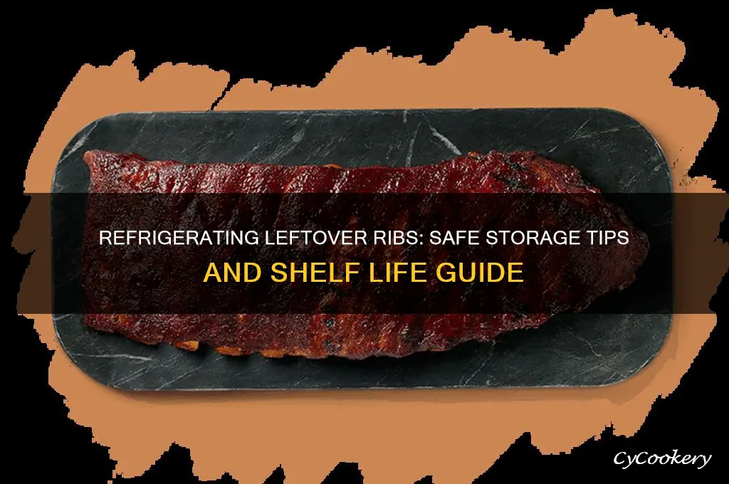 how long can i refrigerate leftover ribs