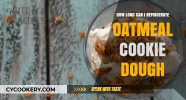 Refrigerating Oatmeal Cookie Dough: Optimal Storage Time and Tips