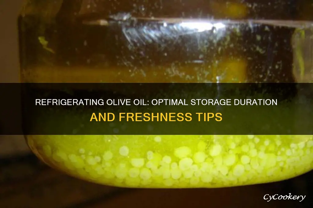 how long can i refrigerate olive oil