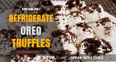 Oreo Truffles Shelf Life: Refrigeration Tips for Freshness and Flavor