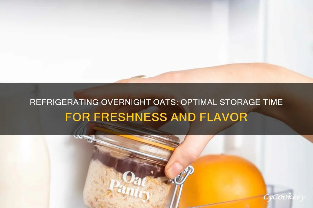 how long can i refrigerate overnight oats