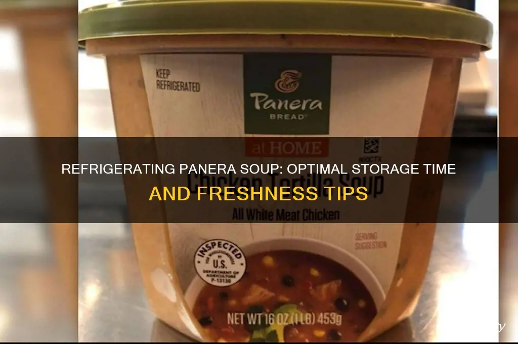 how long can i refrigerate panera soup