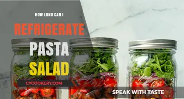 Refrigerating Pasta Salad: Optimal Storage Time and Freshness Tips