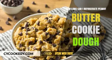 Refrigerating Peanut Butter Cookie Dough: Optimal Storage Time and Tips
