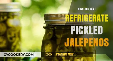 Refrigerating Pickled Jalapeños: Optimal Storage Time and Tips