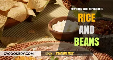 Refrigerating Rice and Beans: Safe Storage Tips and Time Limits