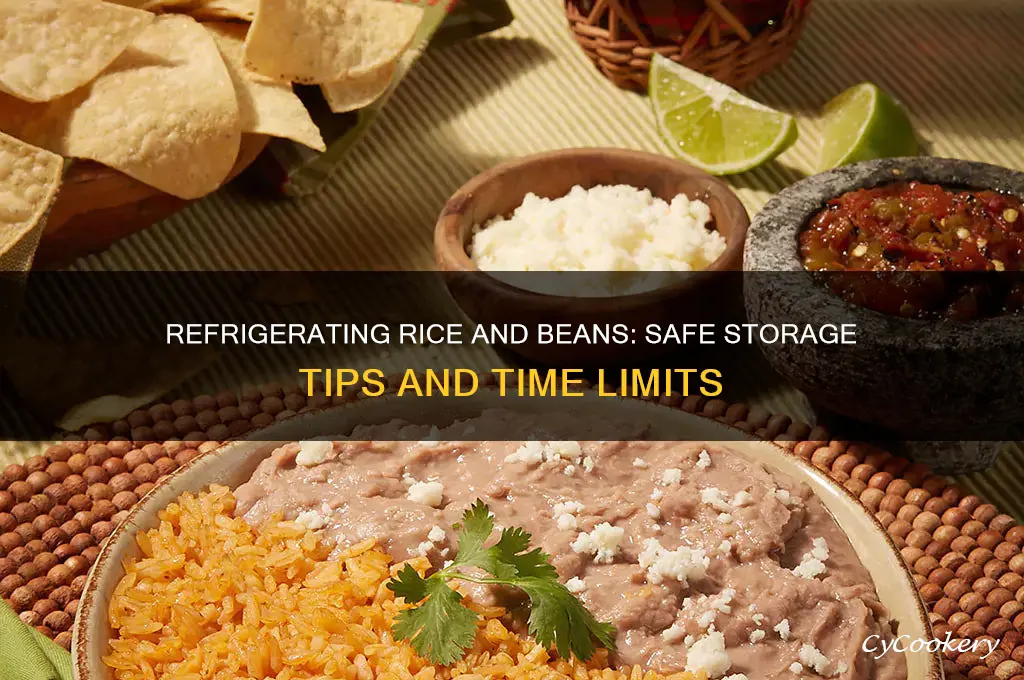how long can i refrigerate rice and beans