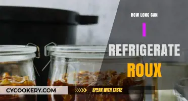 Roux Refrigeration: How Long Can You Safely Store It?