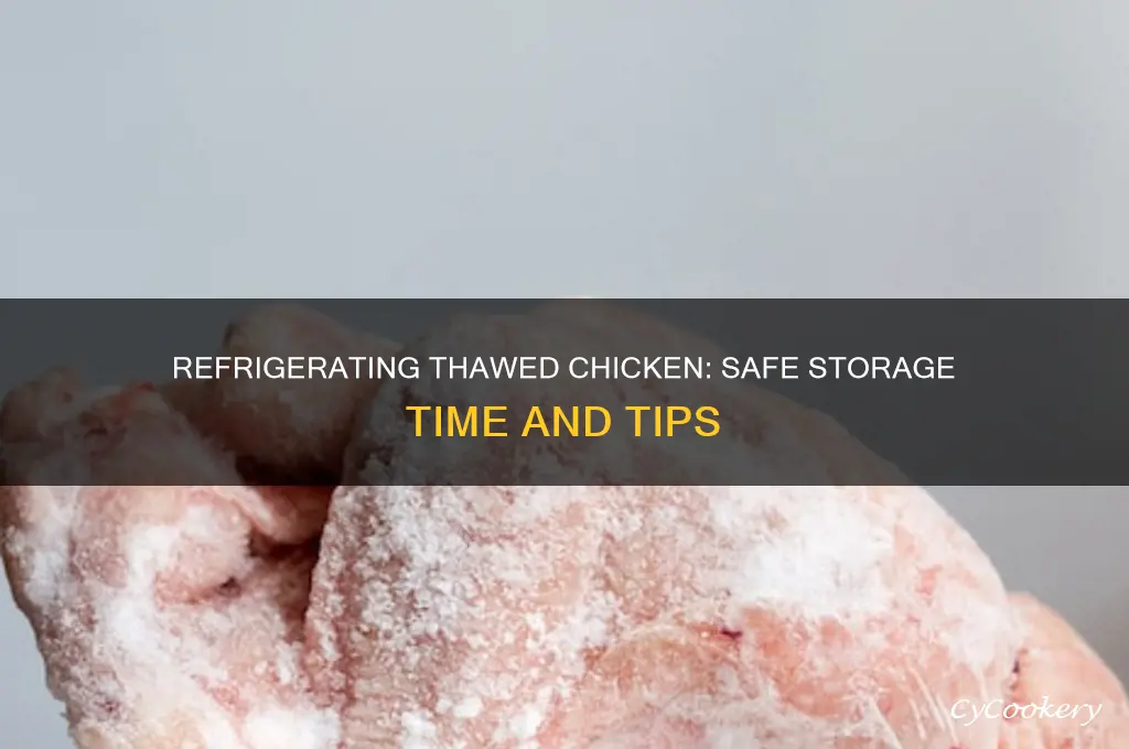 how long can i refrigerate thawed chicken