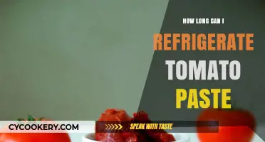Refrigerating Tomato Paste: Optimal Storage Time and Freshness Tips