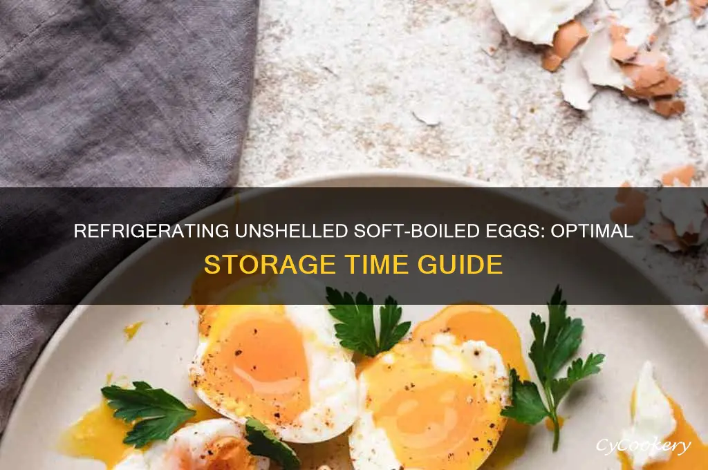 how long can i refrigerate unshelled soft boiled eggs