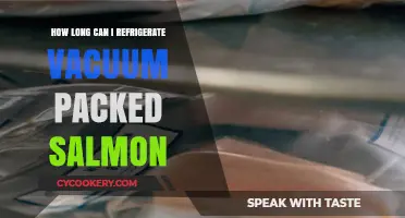 Vacuum-Packed Salmon: Optimal Refrigeration Time for Freshness and Safety