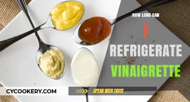 Refrigerating Vinaigrette: Optimal Storage Time and Freshness Tips
