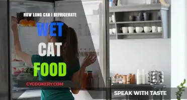 Refrigerating Wet Cat Food: Safe Storage Duration Explained