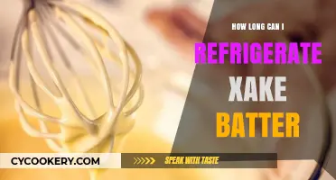 Refrigerating Cake Batter: Optimal Storage Time and Tips