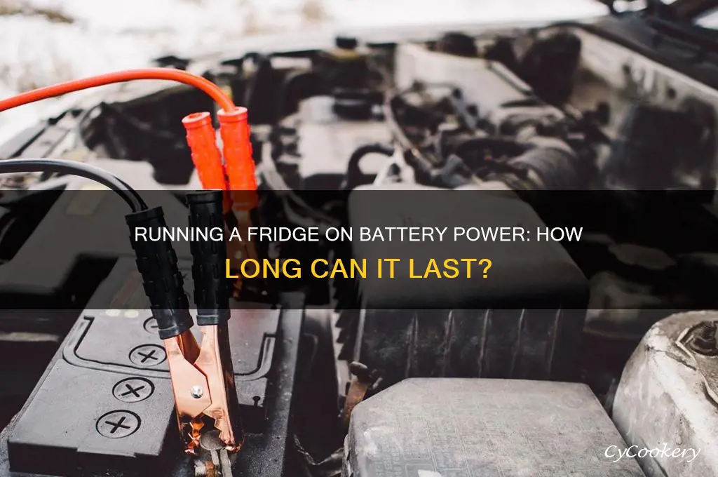 how long can i run a refrigerator on one battery