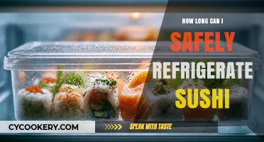 Safely Storing Sushi: Optimal Refrigeration Time for Freshness and Taste