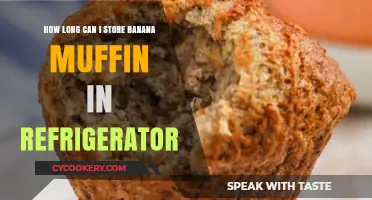 Storing Banana Muffins: Refrigerator Shelf Life and Freshness Tips