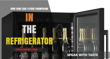 Storing Champagne in the Fridge: Optimal Time for Peak Flavor