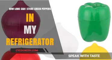 Maximizing Freshness: Green Peppers' Refrigerator Storage Lifespan Explained