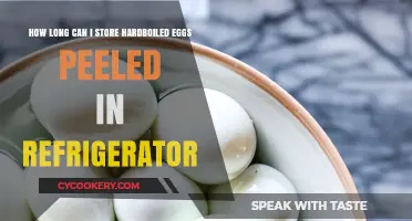 Peeled Hardboiled Eggs: Refrigerator Storage Time and Freshness Tips