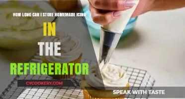 Storing Homemade Icing: Refrigerator Shelf Life and Freshness Tips