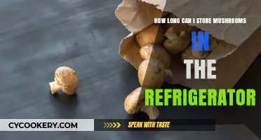 Refrigerating Mushrooms: Optimal Storage Time and Freshness Tips