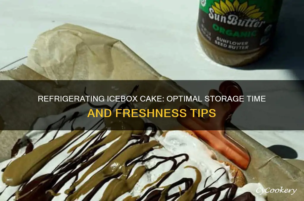 how long can icebox cake be refrigerated