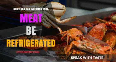 Refrigerating Imitation Crab Meat: Optimal Storage Time and Safety Tips