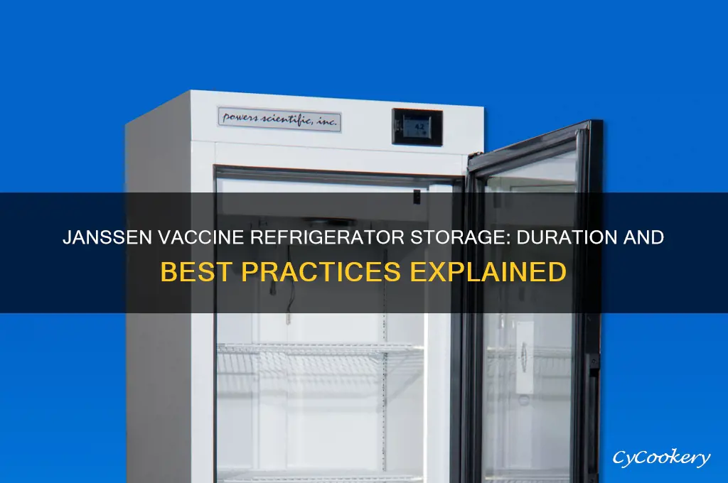 how long can janssen vaccine be stored in refrigerator