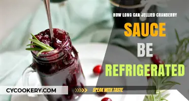 Refrigerating Jellied Cranberry Sauce: Shelf Life and Storage Tips