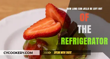 Jello Storage Tips: How Long Can It Safely Sit Out?