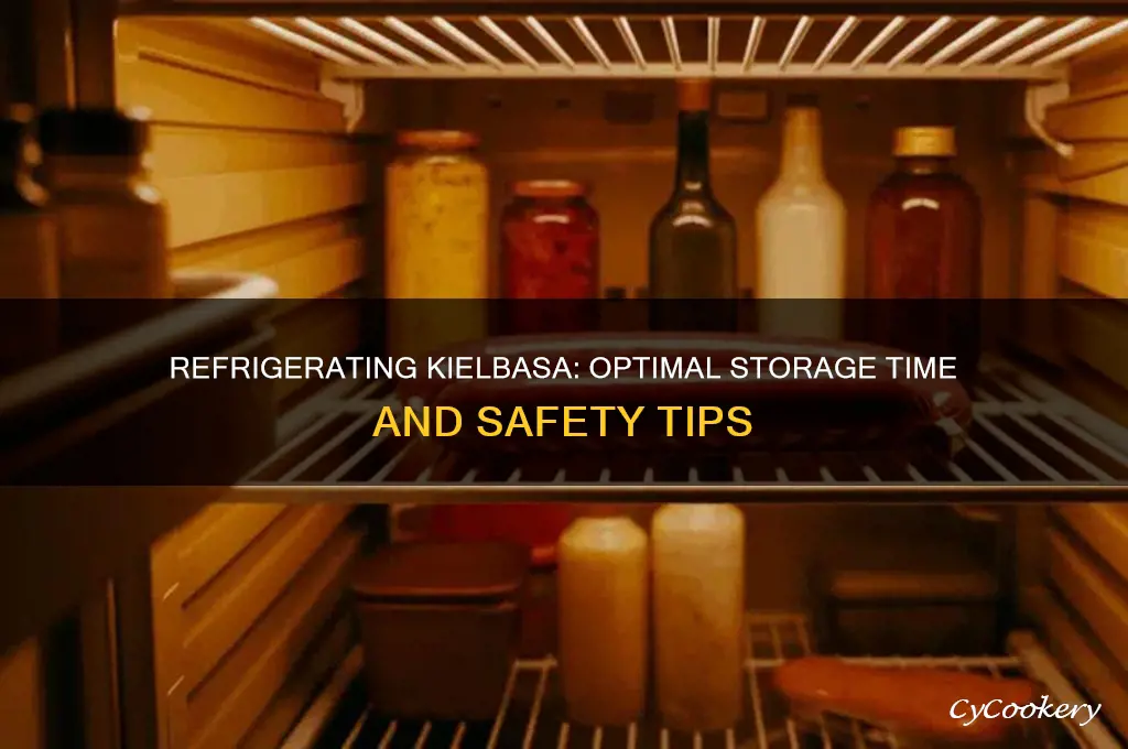 how long can kielbasa be refrigerated for