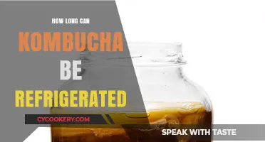 Refrigerating Kombucha: Optimal Storage Time for Freshness and Flavor