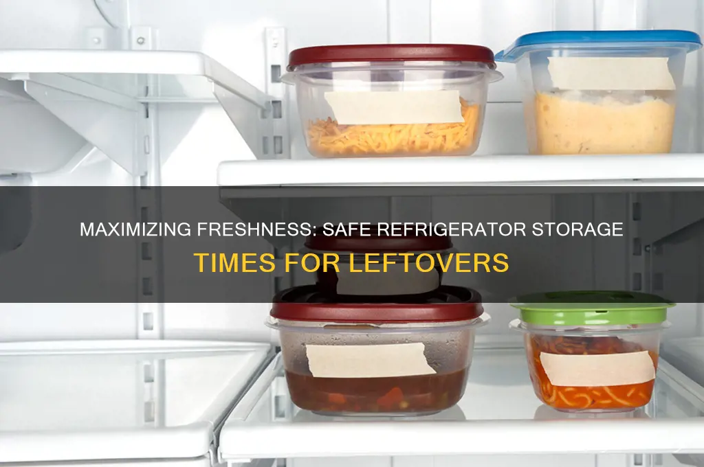 how long can leftovers be kept in the refrigerator