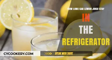 Lemon Juice Shelf Life: How Long Does It Last in the Fridge?