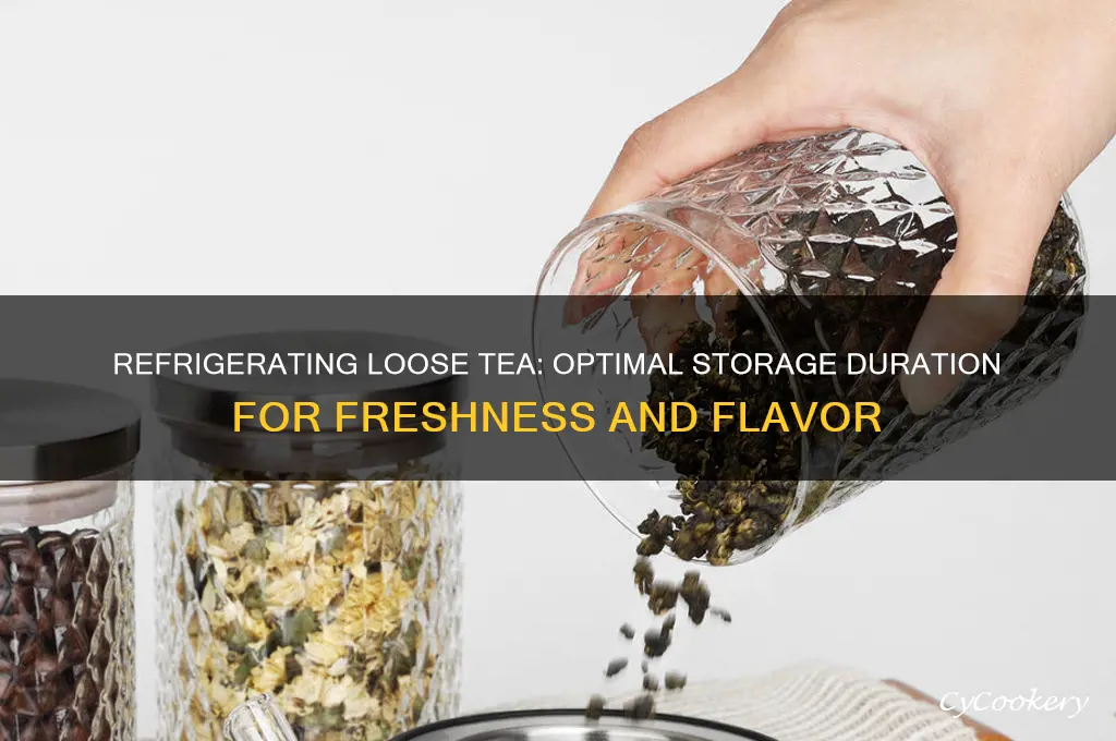 how long can loose tea be stored refrigerated