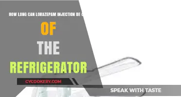 Lorazepam Injection Storage: How Long Can It Stay Unrefrigerated?