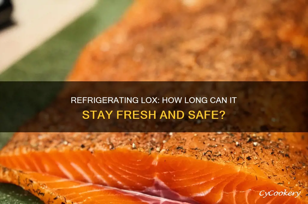 how long can lox be refrigerated
