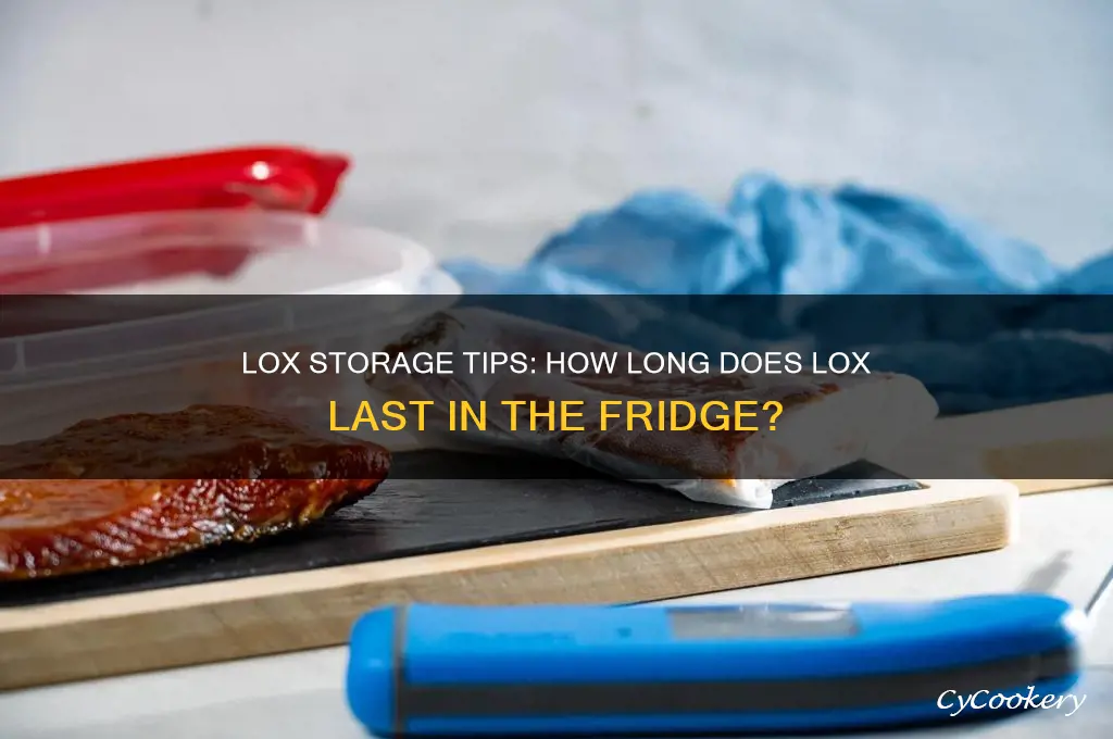 how long can lox stay in the refrigerator