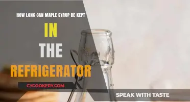 Maple Syrup Shelf Life: Refrigerator Storage Tips and Duration