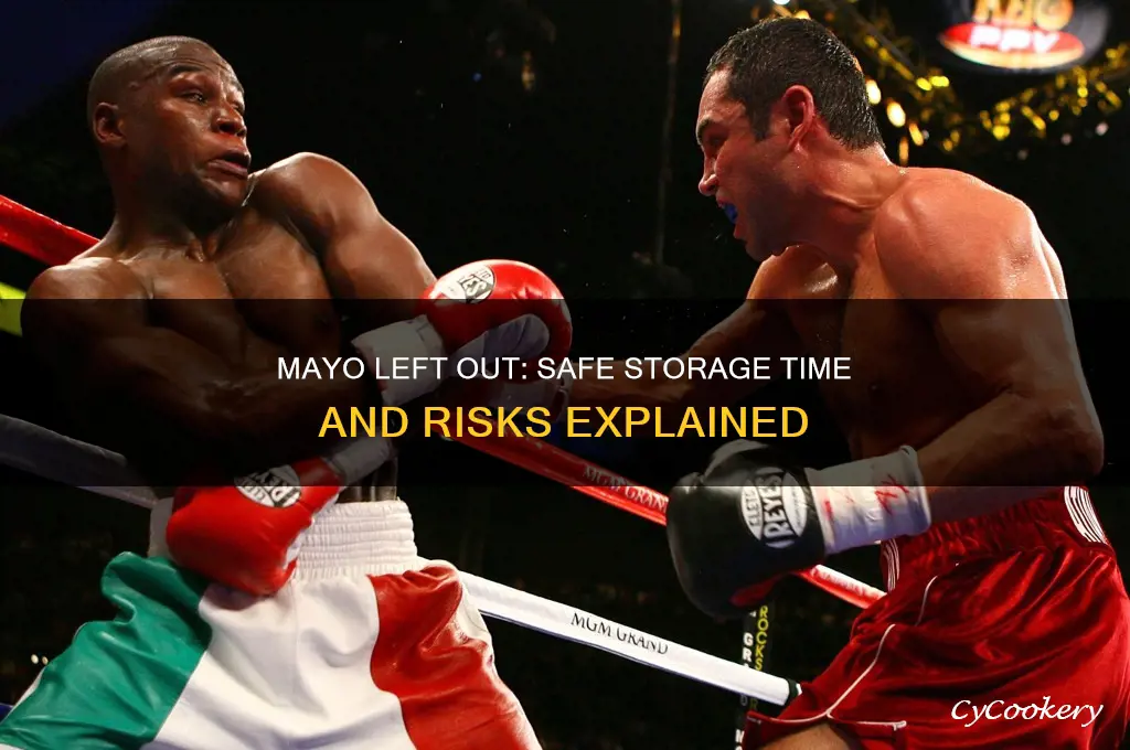 how long can mayo stay out of refrigerator