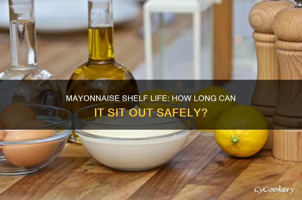 how long can mayonnaise be left out of the refrigerator