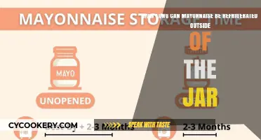 Refrigerated Mayonnaise Shelf Life: How Long Outside the Jar?