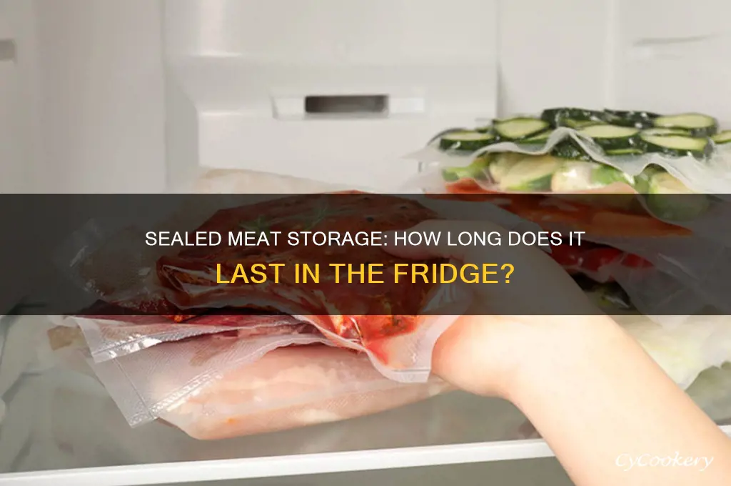 how long can meat stay in the refrigerator sealed